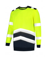 Unisex reflexná mikina Sweater High Vis Bicolor s UV ochranou
