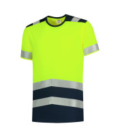Unisex odolné reflexné tričko High Vis Bicolor s UV ochranou